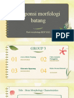 Responsi Morfologi Batang: Plant Morphology BESP 2021