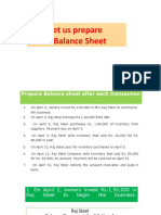 How To Prepare A Balance Sheet