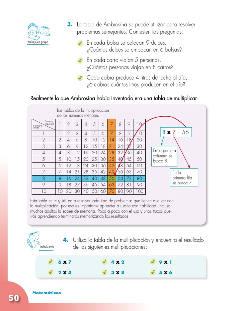 Me Preguntas Las Tablas De Multiplicar Grado Tercero Usemos Las Tablas de Multiplicar | PDF | Matemáticas