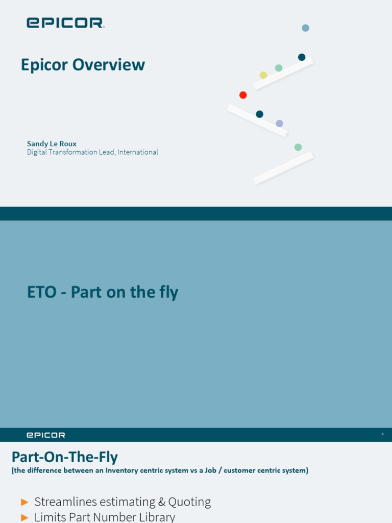 Epicor Overview | PDF | Accounts Payable | Business Economics