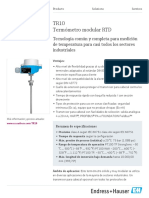 Endress-Hauser RTD Thermometer TR10 ES