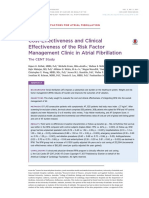 Cost-Effectiveness and Clinical Effectiveness of The Risk Factor Management Clinic in Atrial Fibrillation