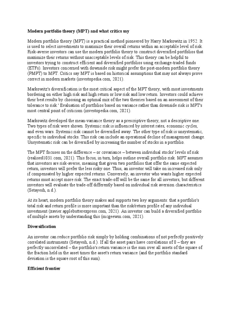 MODERN PORTFOLIO THEORY AND INVESTMENT ANALYSIS PDF DOWNLOAD visual data 2