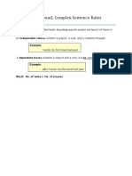 Types of Sentences (Notes)