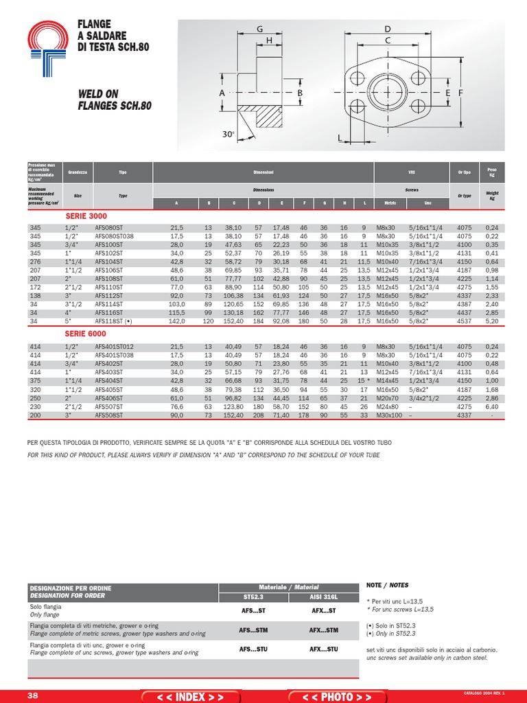 BW SCH80 SAE Flange Catalogue | Download Free PDF | Building Materials ...