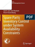 Spare Parts Inventory Control Under System Availability Constraints