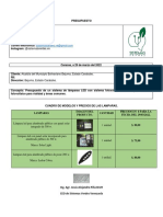 PRESUPUESTO Lamparas 300w PDF Carlos 29-03-2022