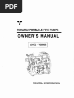 Download Tohatsu Portable Fire Pump V20D2 - V20D2S Owners Manual by Ian Mrk SN56976492 doc pdf