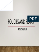 Policies and Plans