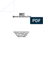 MST Manual Sampling Train Guide