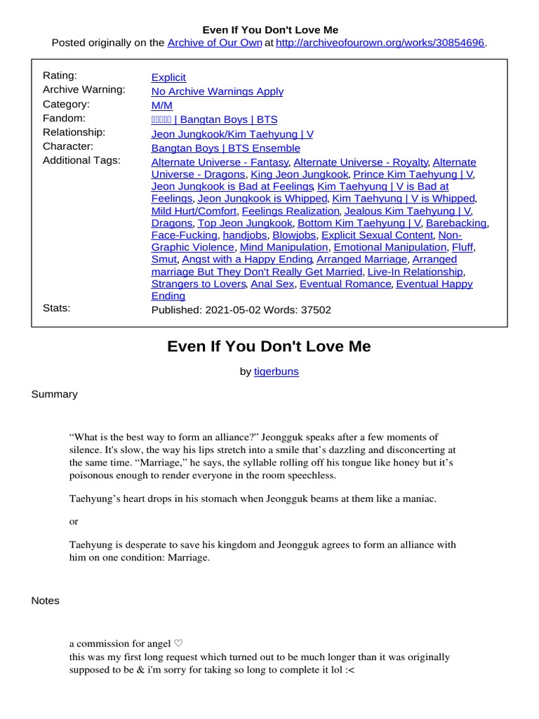 Even If You Dont Love Me | PDF