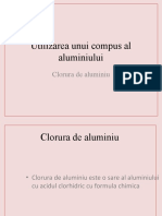 Utilizarea Unui Compus Al Aluminiului