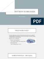 Introduction To Big Data: Hamed Abdelhaq