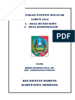Identifikasi Potensi Wilayah Desa Mundusewu Dan Kebondalem Bareng Jombang 2023