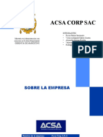Trabajo Grupal 1 - ACSA CORP SAC