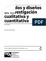 Métodos y Diseños Del La Investigacion Cualitativa y Vuantitativa