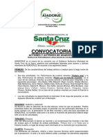 CONVOCATORIA