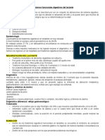 Trastornos Funcionales Digestivos Del Lactante