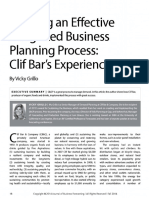 # (Article) Creating An Effective Integrated Business Planning Process - Clif Bar's Experience (2014)