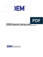 EDEM Hysteretic Model