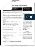 # (Article) Demand Planning & Forecasting - Best Practices Conference (2006)