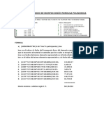 Calculo de Maximo de Montos Según Formula Polinomica