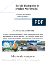 Los Modos de Transporte en Una Operación Multimodal