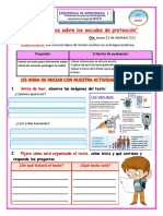 Ficha Leemos Sobre Los Escudos Protectores 2do