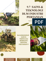 Sains Dan Teknologi DLM Industri Pertanian
