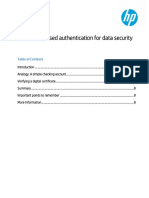 Certificate-Based Authentication For Data Security: Technical White Paper