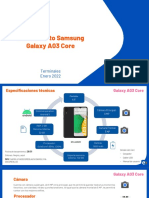 A03 Core - Presentación Galaxy