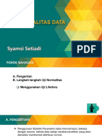 Uji Normalitas Data