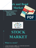 Group 1 A Stock and Bond Market