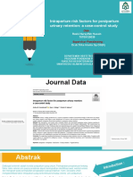 Journal reading retensio urin postpartum