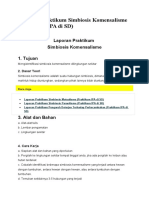 Laporan Praktikum Simbiosis Komensalisme