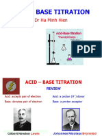 Acid Base Titration