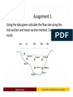 Assignment Streamflow - MID AND MEAN SECTION