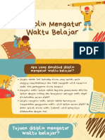 Disiplin Mengatur Waktu Belajar