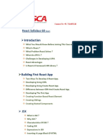React Syllabus PDF