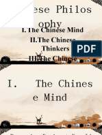 Chinese Philos Ophy: I. The Chinese Mind II - The Chinese Thinkers III - The Chinese Classics