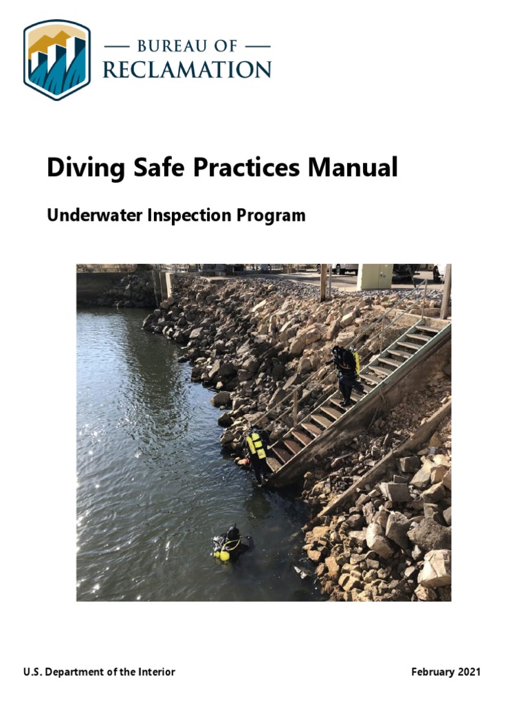 Diving Safe Practices Manual Underwater Inspection Program PDF