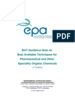 BAT Guidance Note Pesticides Pharmaceuticals & Speciality Organic Chemicals