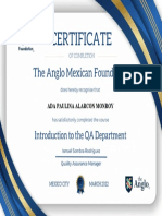 Certification Intro To The Quality Assurance Programme QAP Ada - Alarcon@theanglo - Edu.mx