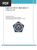 Download Laporan Akhir Diagnosa LAN Semester 2 by Rizal Fathul Anwar SN56983277 doc pdf