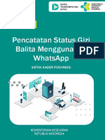 Buku Petunjuk Pencatatan Status Gizi Via Wa