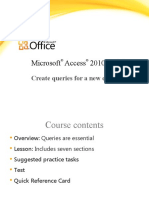 Microsoft Access 2010 Training: Create Queries For A New Database