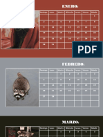 Calendario de Mapaches.