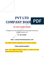 PVT LTD Book