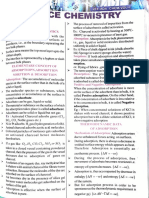 Surface Chemistry: by General Characteristics