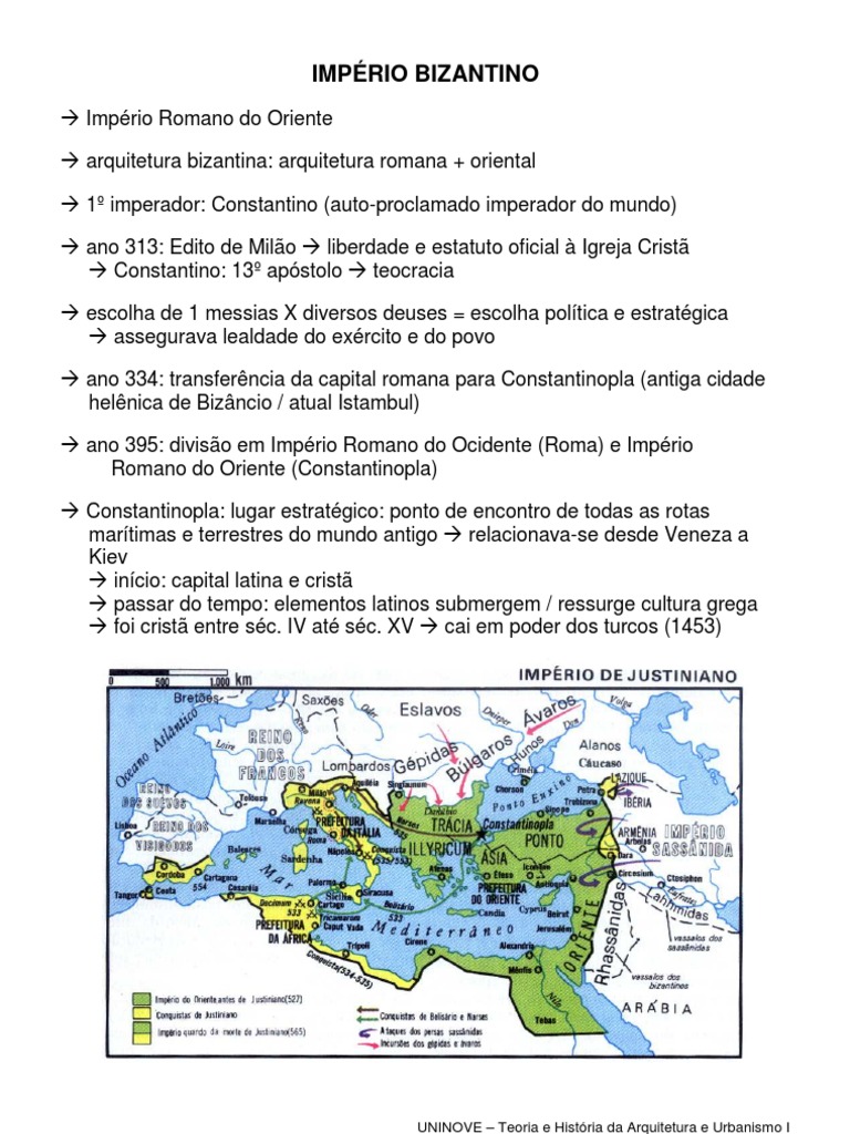 Bizantina_topicos Império Bizantino Constantinopla
